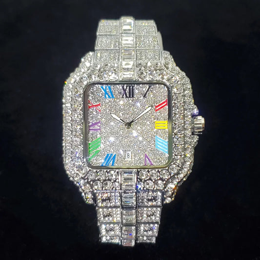 18K Vegas Watch – Luxury Stainless Steel Timepiece | DAILY DRIPZ