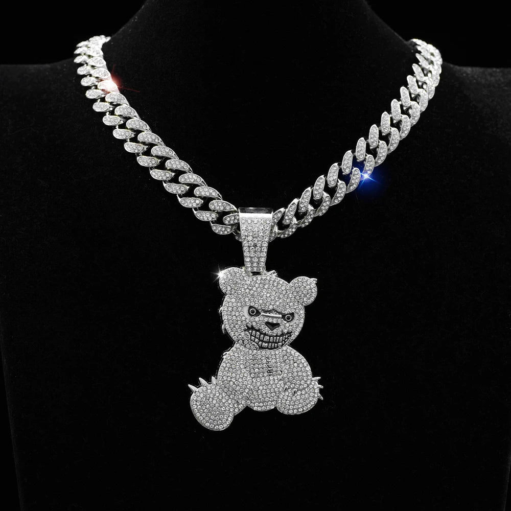18K Bear Pendant