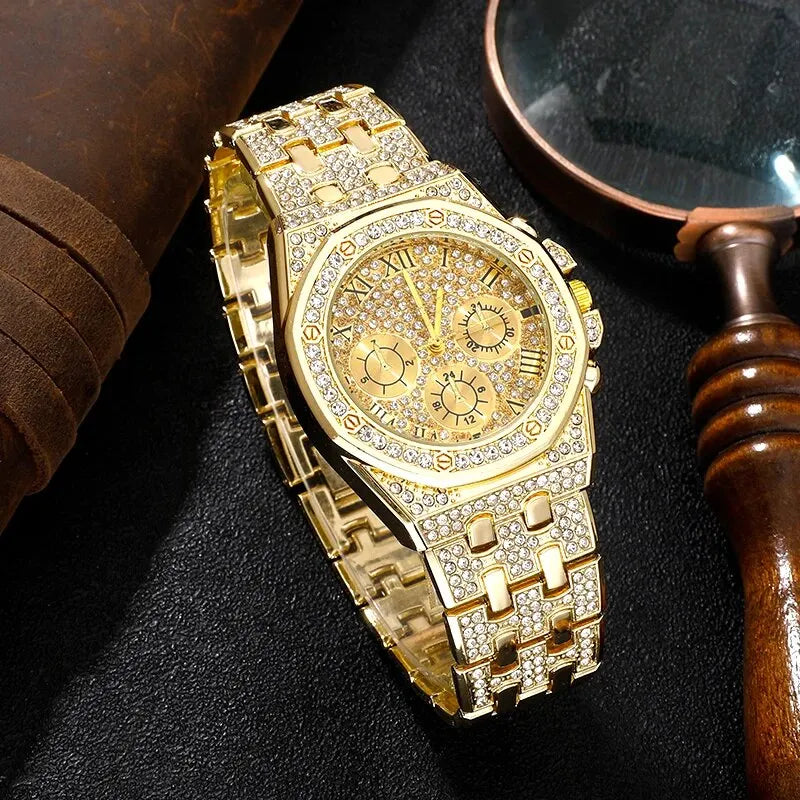 18K Royal Watch & Bracelet