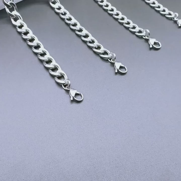 18K Berlin Chain Stainless Steel Edgy Streetwear Jewelry | DAILY DRIPZ